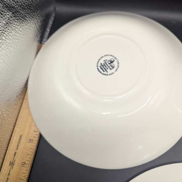 Set of 3 Blue Willow 8" Soup/Cereal Bowls. - Picture 7 of 8